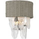 Breakers Isle 4 Light 16.38 inch Coal Wall Sconce Wall Light