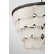 Olyra 12 Light 31.75 inch Plated Dark Bronze Convertible Pendant/Semi-Flush Mount Ceiling Light