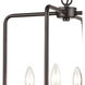 Park Slope 4 Light 15.75 inch Oil Rubbed Bronze Pendant Ceiling Light