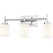Cadoc 3 Light 23.5 inch Chrome Bath Vanity Light Wall Light
