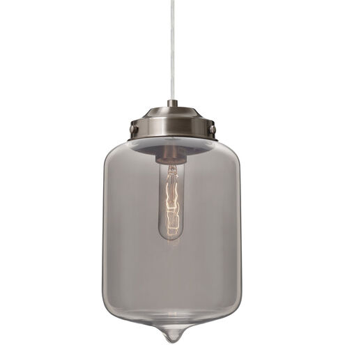 Olin 1 Light Satin Nickel Cord Pendant Ceiling Light