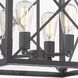 High Line 4 Light 15.75 inch Satin Bronze Pendant Ceiling Light