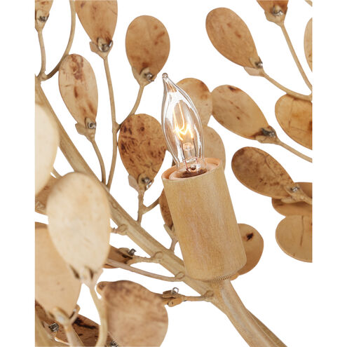 Maypan 4 Light 23.5 inch Coco Cream/Natural Chandelier Ceiling Light