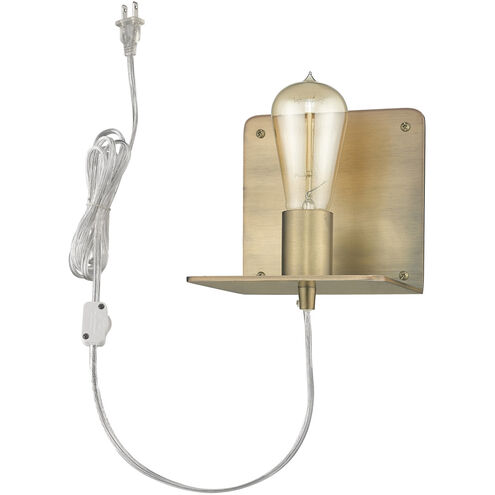 Arris 1 Light 5 inch Aged Brass Sconce Wall Light