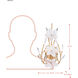 Petal Court 2 Light 11.5 inch French Gold Wall Sconce Wall Light
