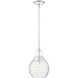 Genie 1 Light 9 inch Polished Chrome Mini Pendant Ceiling Light