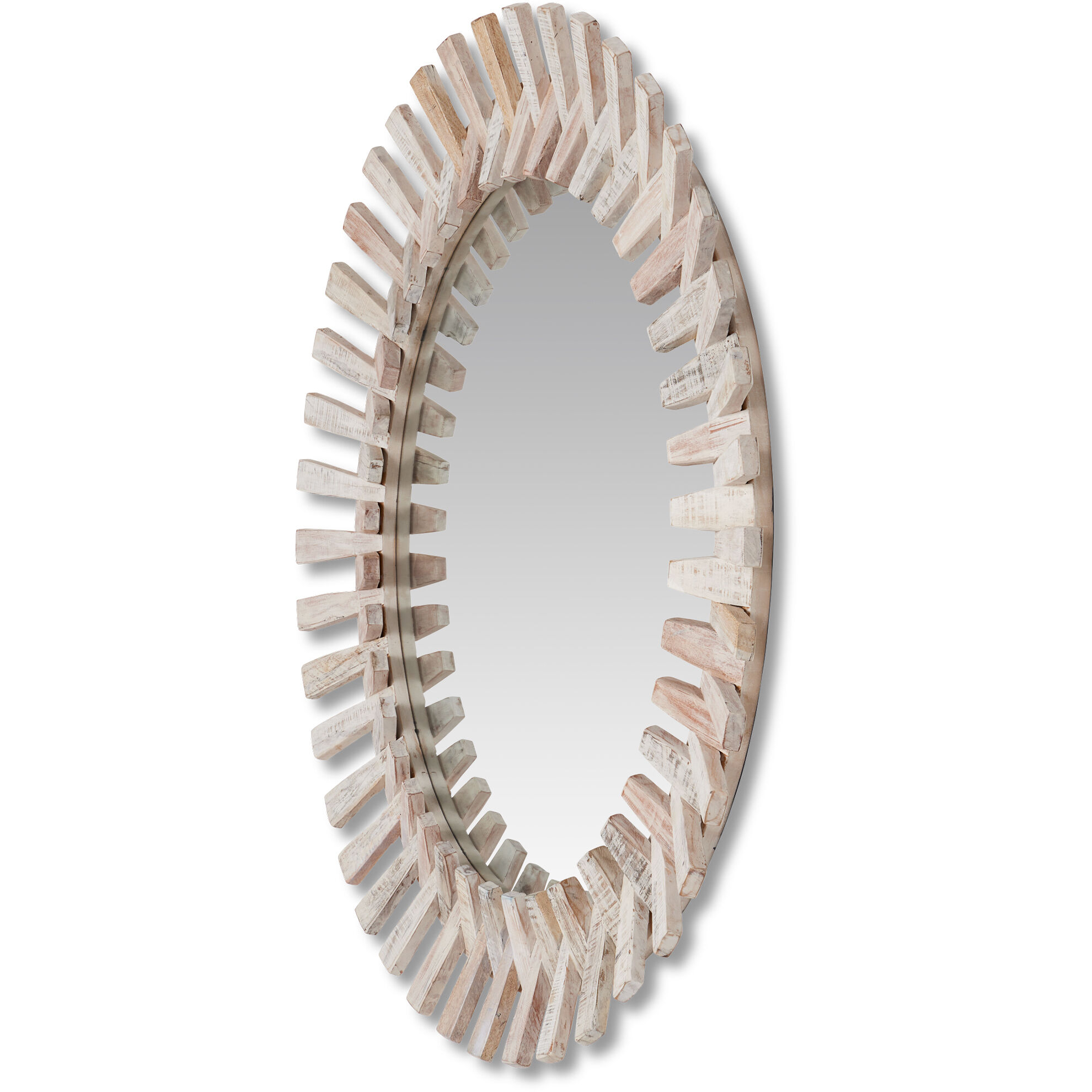 Diza 48 inch Whitewash and Mirror Mirror