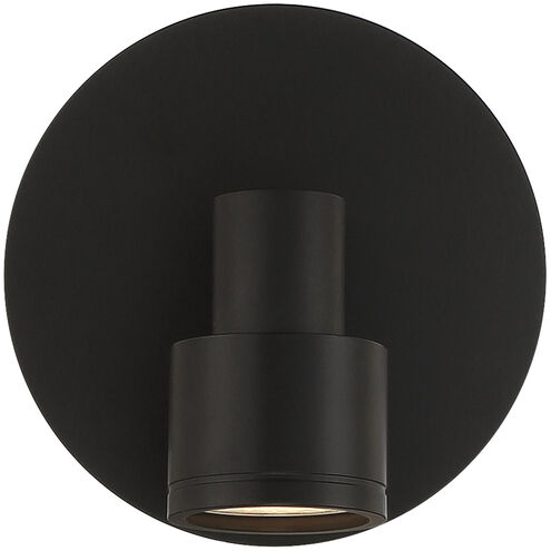 Lincoln LED 6 inch Matte Black Flush Mount Ceiling Light
