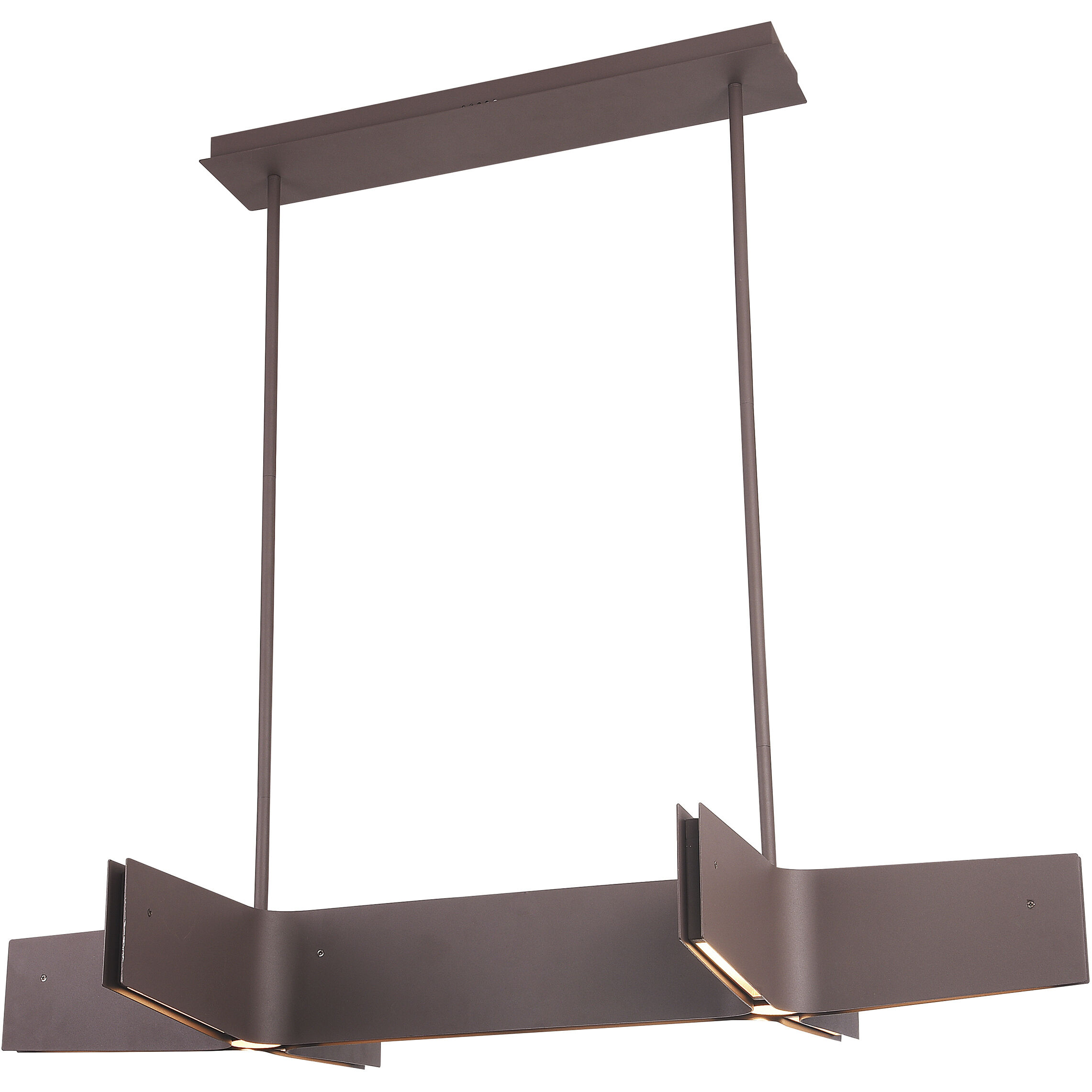 Canada LED 25.2 inch Sand Coffee Chandelier Ceiling Light