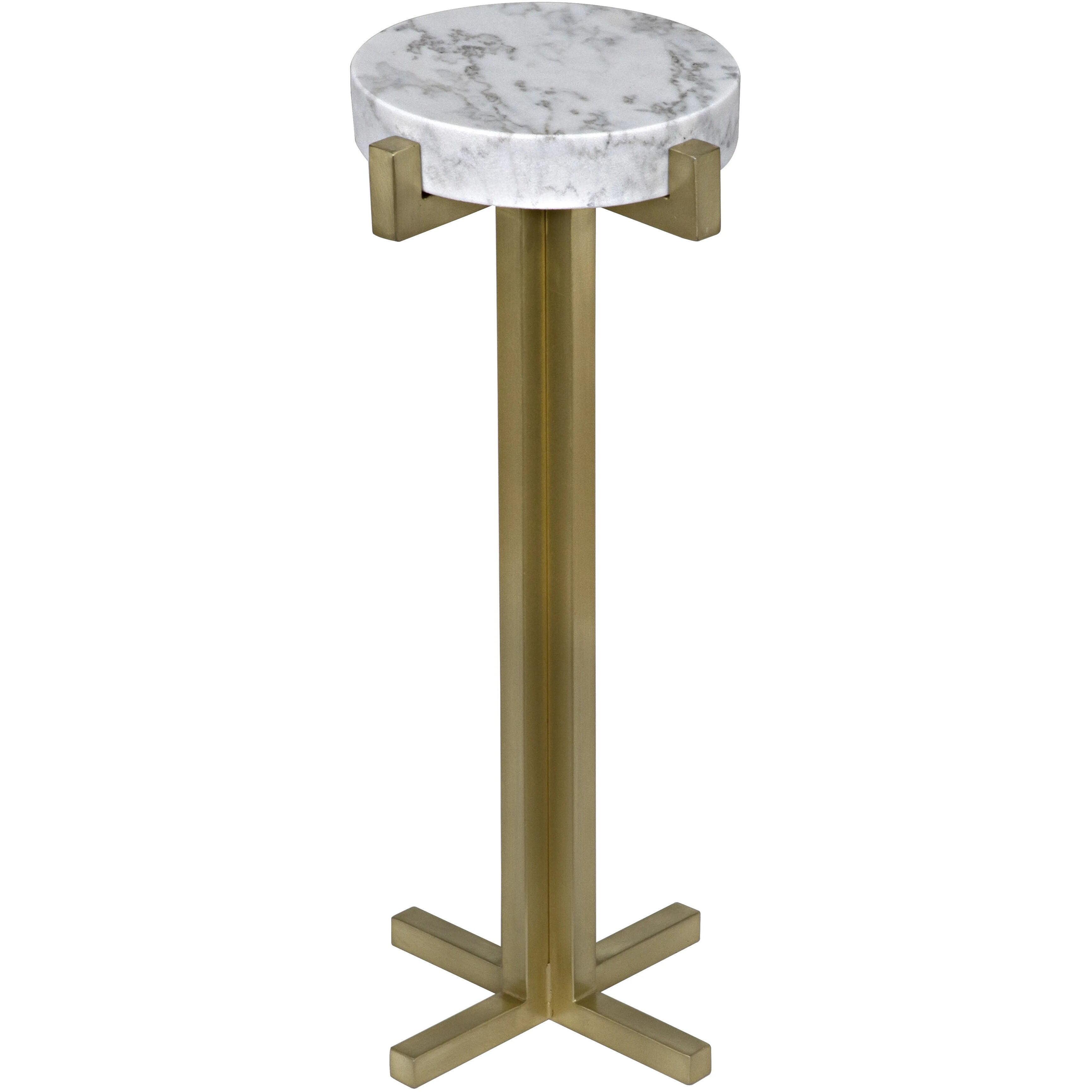 Sardo 22 X 8 inch Antique Brass Side Table