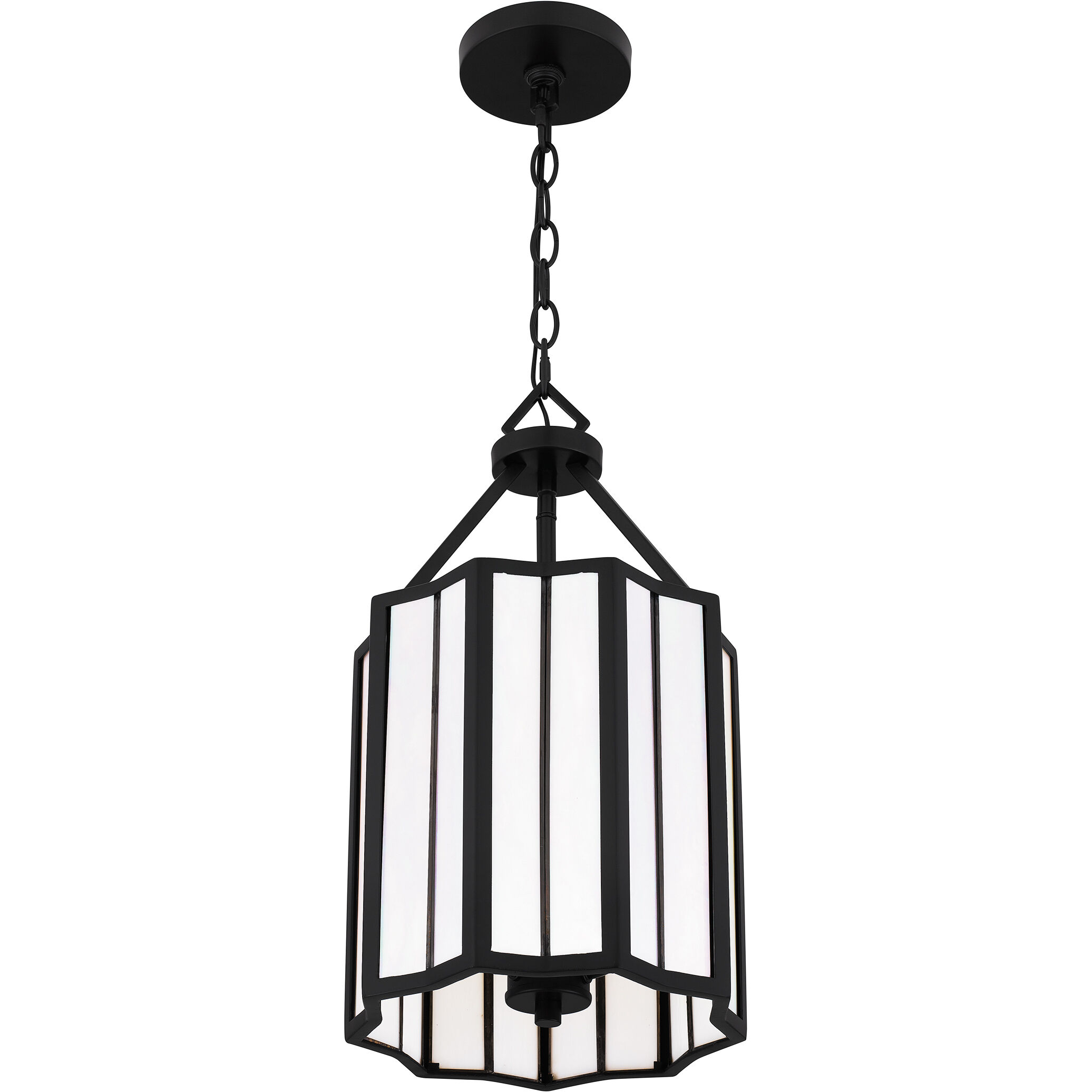 Martinique 3 Light 9.75 inch Matte Black Mini Pendant Ceiling Light, Small