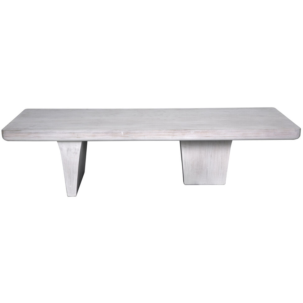 Ward 68 X 28 inch White Wash Coffee Table