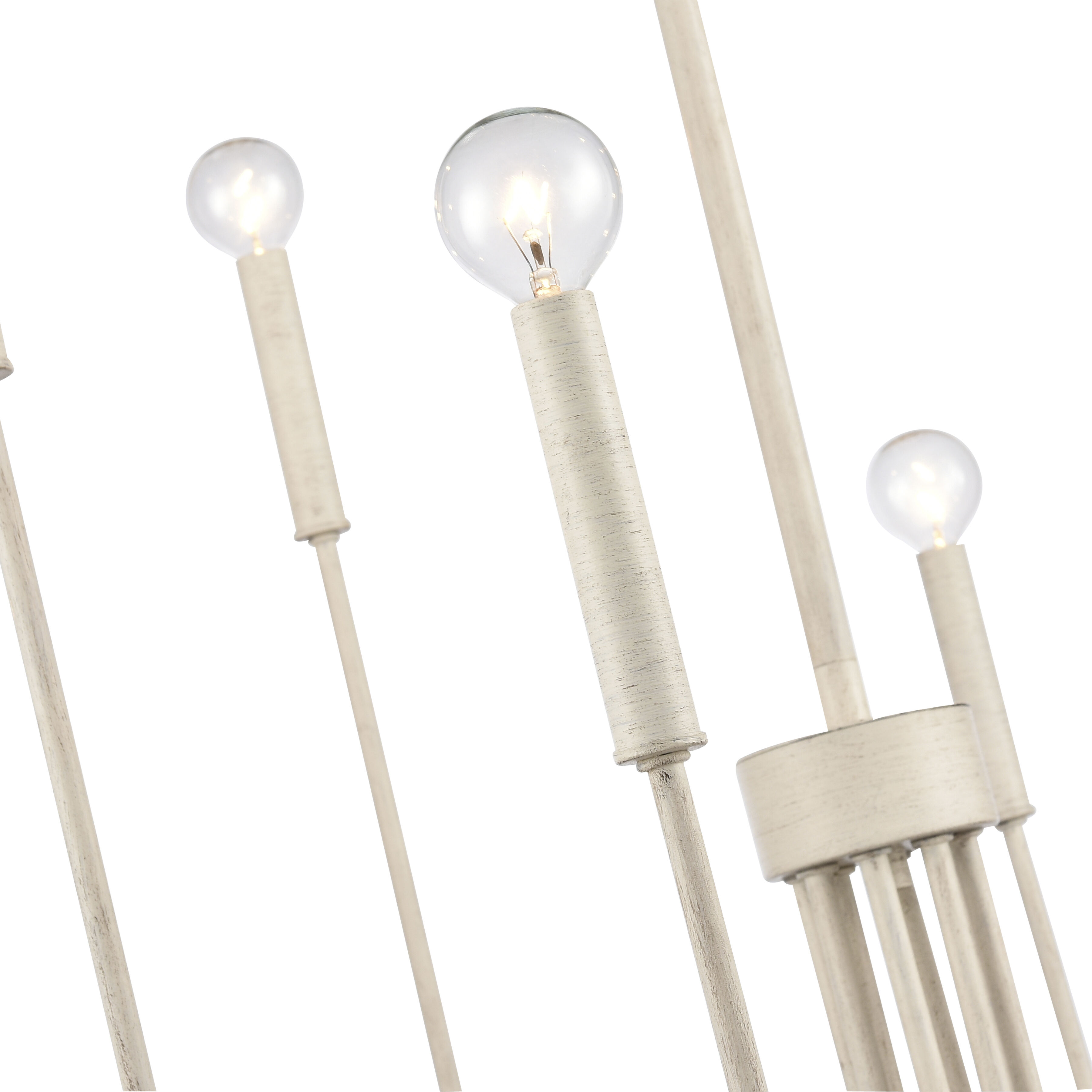 Ulla 8 Light 28 inch Antique White Chandelier Ceiling Light