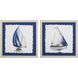 Waterside Collection Blue Framed Art