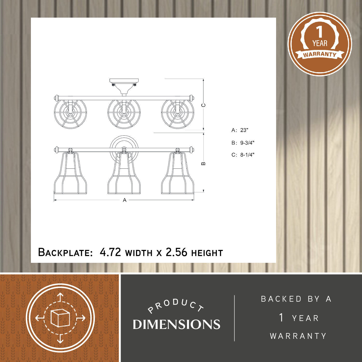 Clybourn LED 23 inch Oil Rubbed Bronze Bathroom Light Wall Light