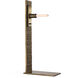 Anne-Marie Barton Fumar 34 inch 8.00 watt Ridged Tombac Statement Table Lamp Portable Light