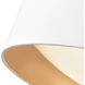Rosata LED 20 inch White Indoor Flushmount Ceiling Light