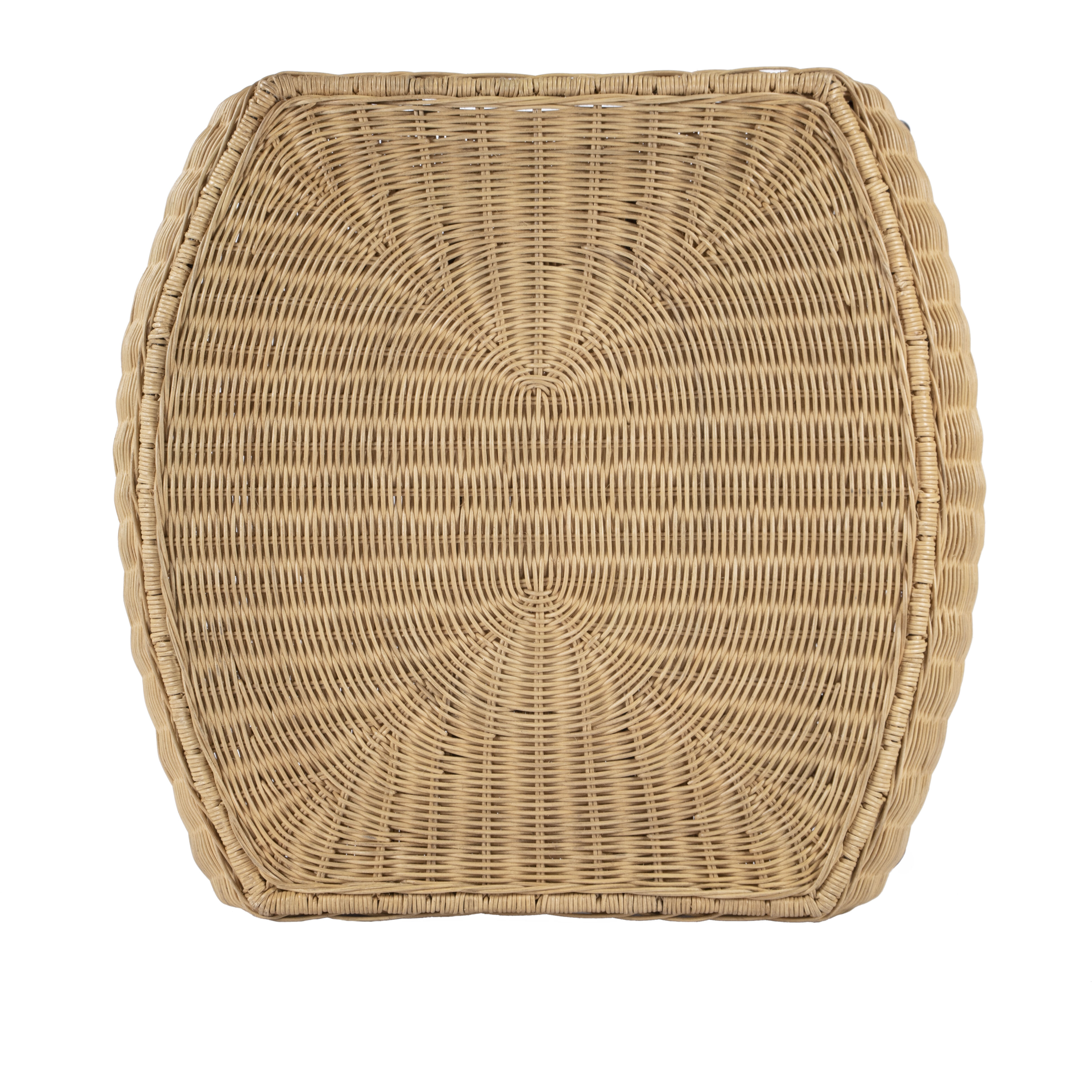 Coralitta Rattan End Table in Light Brown