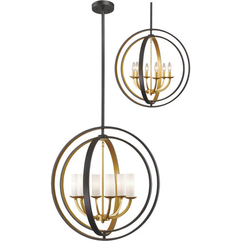Ashling 6 Light 24.38 inch Bronze Gold Chandelier Ceiling Light