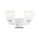 Soho 2 Light 12 inch Polished Chrome Bath and Vanity Wall Light