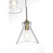 Destry 3 Light 19 inch Satin Gold Pendant Ceiling Light
