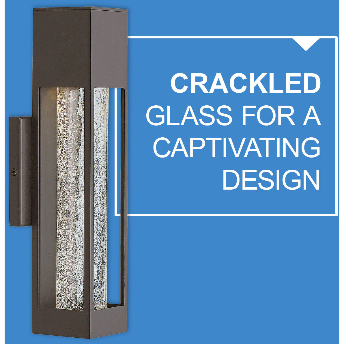 Vapor Outdoor Wall Mount Lantern in Bronze, Small