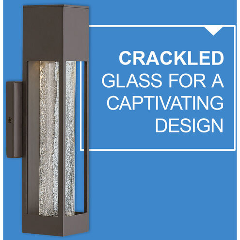 Vapor Outdoor Wall Mount Lantern in Bronze, Small