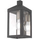 Nyack 1 Light 11 inch Scandinavian Gray Outdoor Wall Lantern