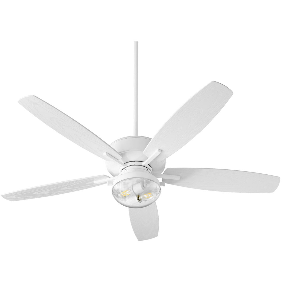 Breeze Patio 52 inch Studio White Patio Fan, Quorum Home