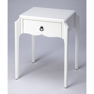 Butler Loft Wilshire  27 X 20 inch Glossy White Accent Table