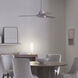 Jovie 44 44 inch Matte White Indoor/Outdoor Ceiling Fan