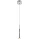 Polaris 5 inch Silver Pendant Ceiling Light