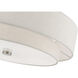 Meridian 5 Light 22 inch Brushed Nickel Semi-Flush Ceiling Light