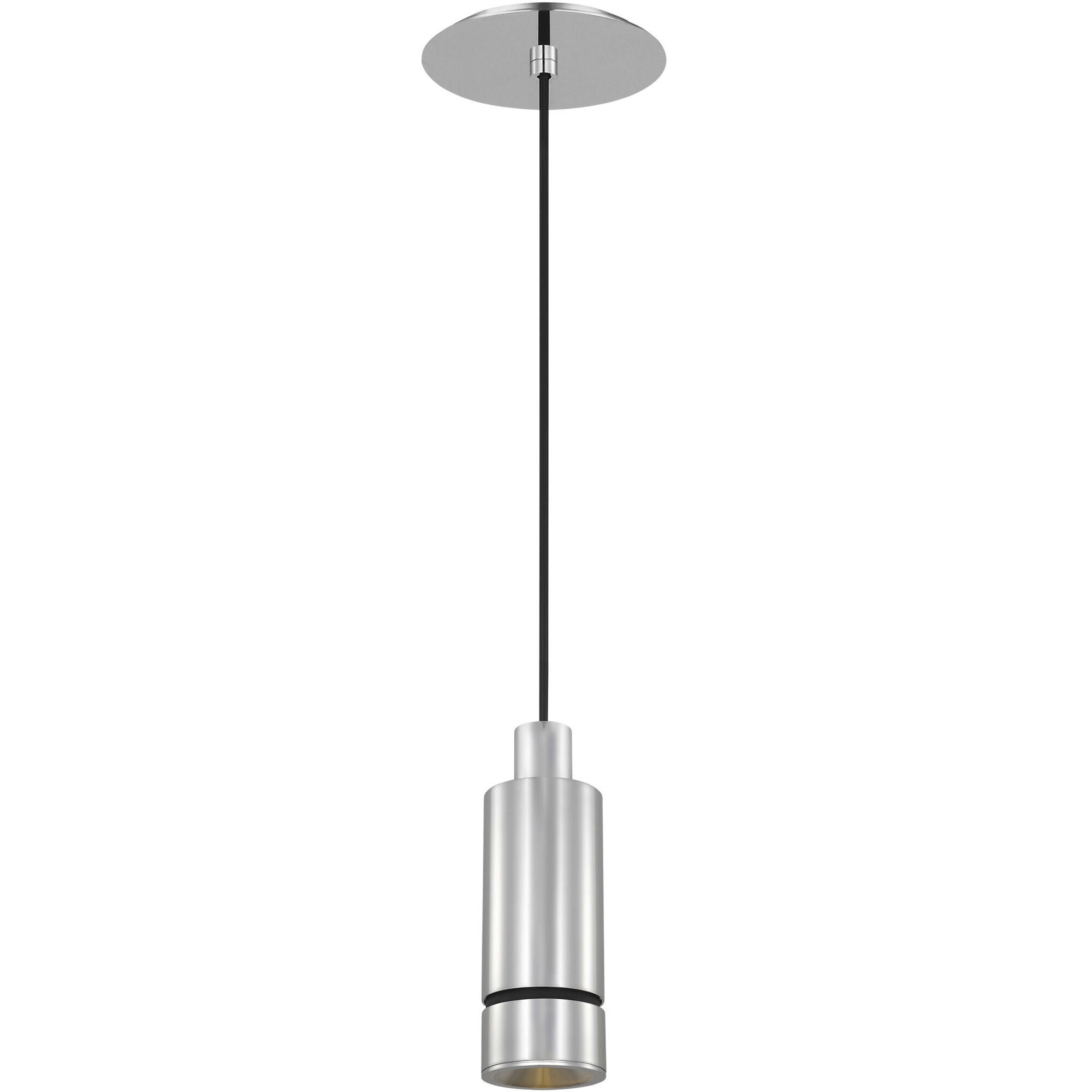 Mick De Giulio Sottile LED 3 inch Polished Stainless Steel Line-Voltage Pendant Ceiling Light