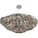 Gehry 21 Light 39 inch Chrome Pendant Ceiling Light