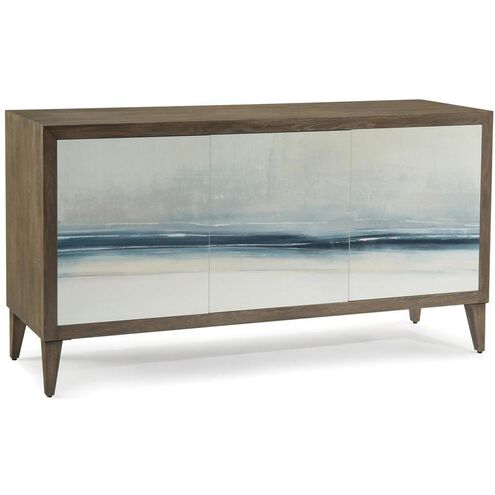 Carol Benson-Cobb's Enigma 74 X 20 inch Flat Oak Veneer Credenza