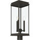 Lundon 3 Light 8.25 inch Post Light & Accessory