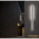 Flue LED 5 inch Textured Gray Sconce Wall Light