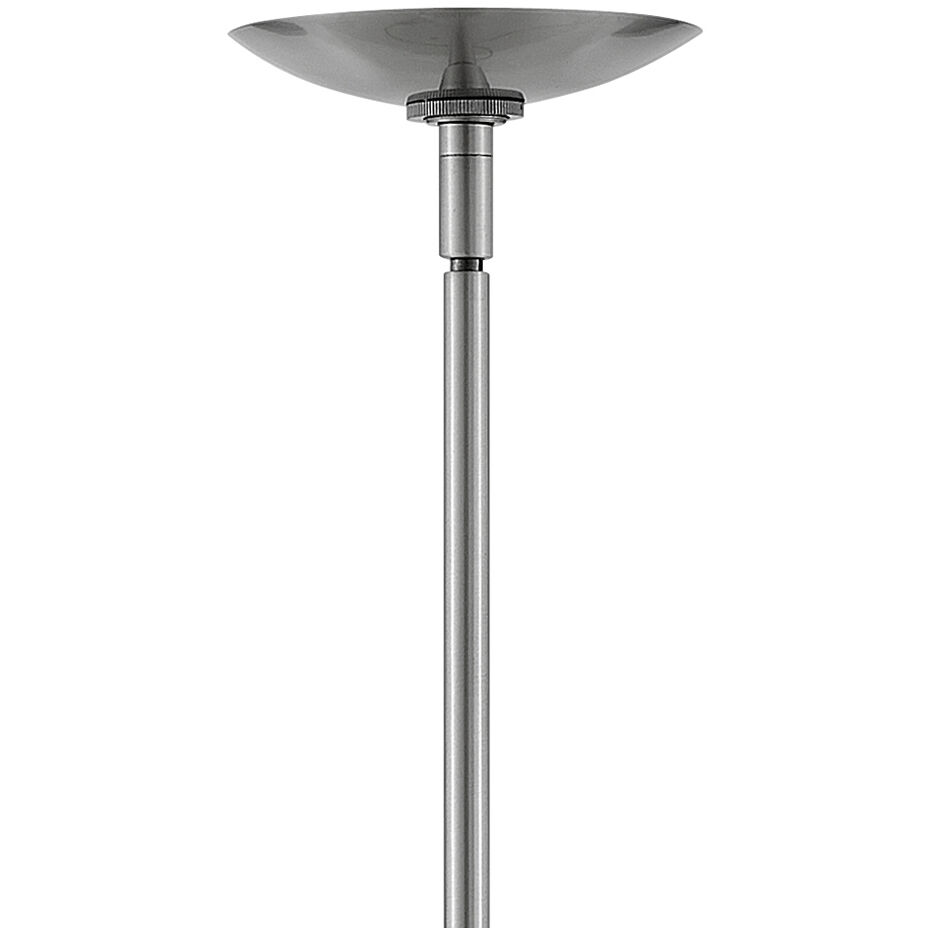 Warby 1 Light 13.5 inch Polished Antique Nickel Indoor Chandelier Ceiling Light in Clear