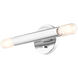 Copenhagen 2 Light 17 inch Polished Chrome ADA ADA Sconce Wall Light