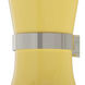 Clare 1 Light 7 inch Sunset Yellow with Polished Nickel Wall Sconce Wall Light