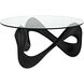 Orion 35.5 X 35.5 inch Black Coffee Table