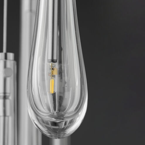 Stillo LED 16.25 inch Satin Nickel Multi-Light Pendant Ceiling Light