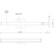 Latitude-Slim LED 20.75 inch Chrome Bath Vanity Light Wall Light