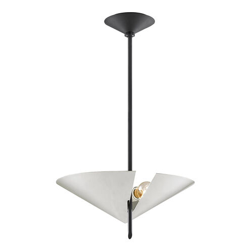 Equilibrium 2 Light 16 inch Black Pendant Ceiling Light