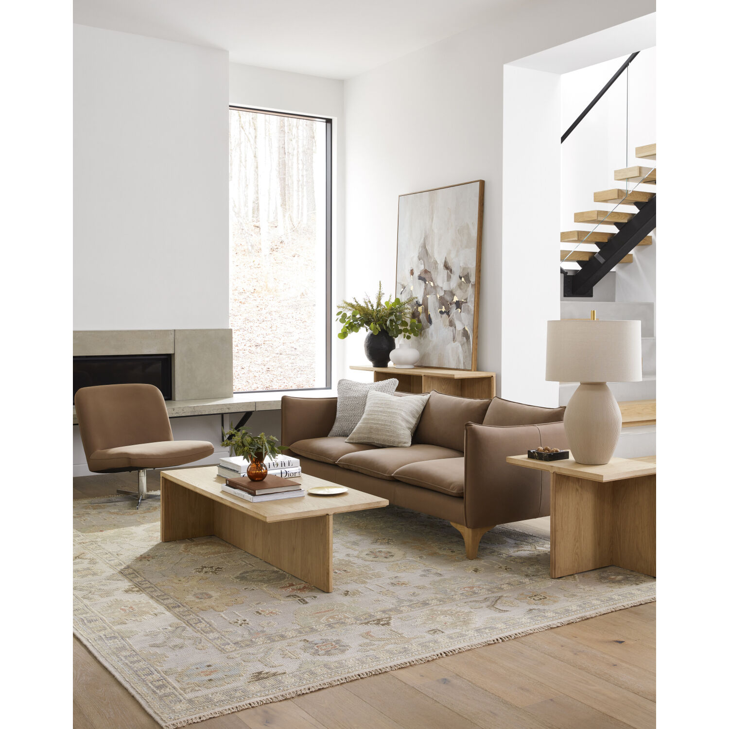 Sinclair 36 X 24 inch Khaki / Ash / Grey / Natural Handmade Rug in 2 x 3