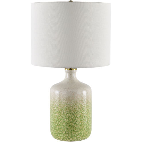 Benin 23 inch 100 watt Glazed and Painted Accent Table Lamp Portable Light