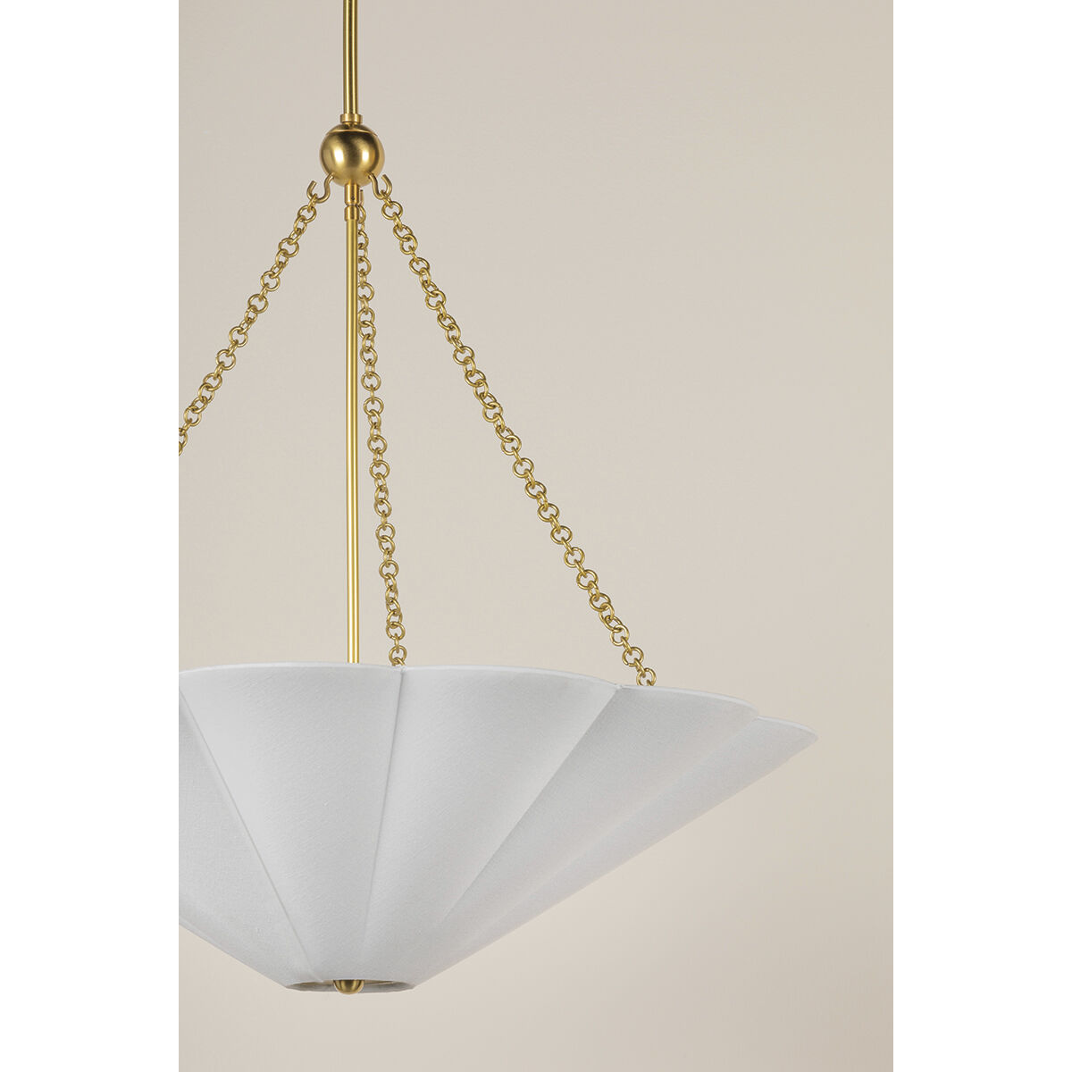 Alana 3 Light 26 inch Aged Brass Pendant Ceiling Light