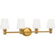 Sean Lavin Xavierre 4 Light 32.25 inch Bathroom Vanity Light