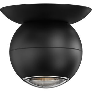 Hemisphere LED 4 inch Textured Black Flush-Mount Ceiling Light